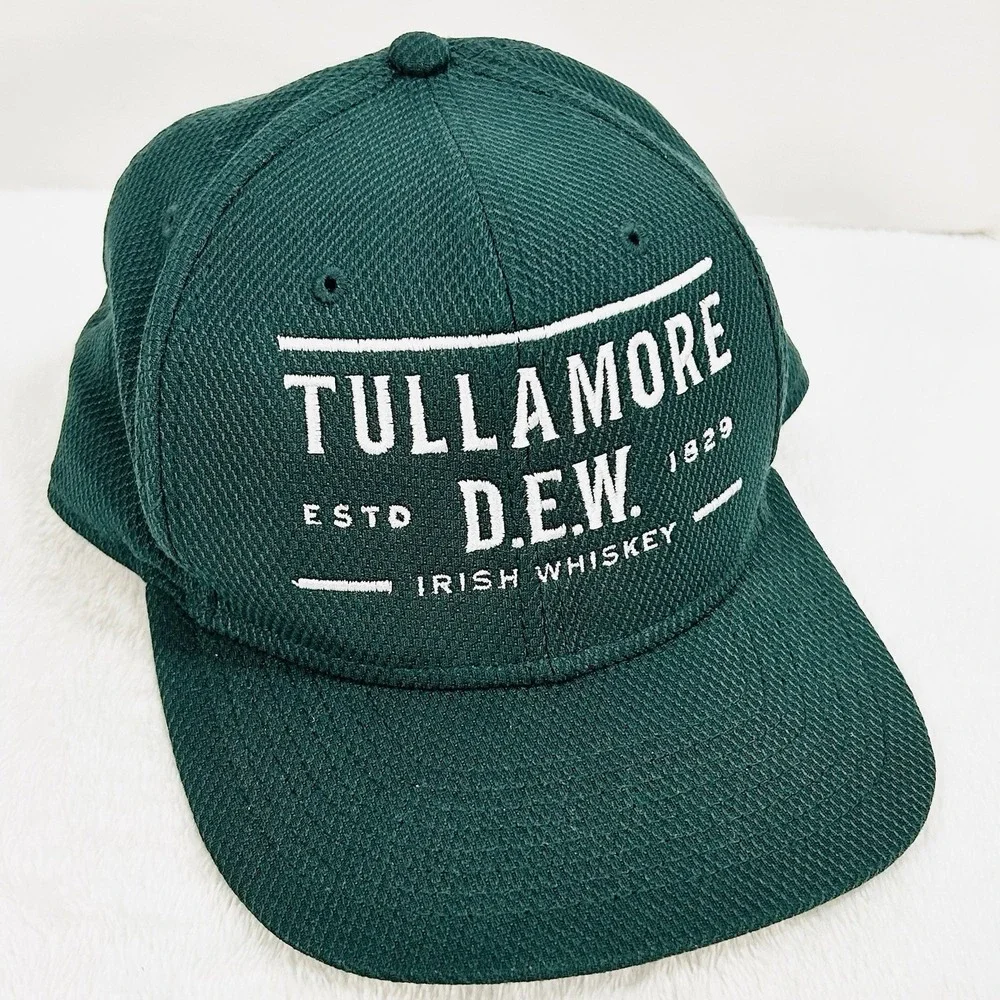 Tullamore D.E.W. Irish Whiskey New Era‎ 9FIFTY Snapback Hat Cap Adjustable Green